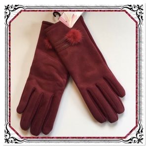 Faux Suede Gloves